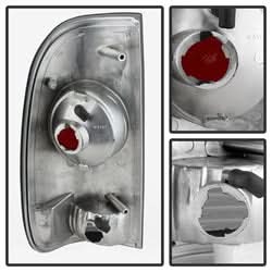 Spyder Ford F-150/F-250 Super Duty/F-350 Super Duty/F-450 Super Duty/F-550 Super Duty 97-03 Black Smoke Euro Style Tail Lights