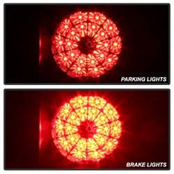 Spyder Toyota Tundra 07-13 Black Smoke LED Tail Lights