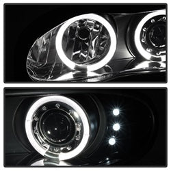 Spyder Signature Chevrolet Camaro 98-02 Replaceable LEDs Halo LED Projector Headlights High 9005 Not Included Low H1 Included