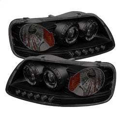 Spyder Signature Ford Expedition/F-150 97-02 1 pc. Halo LED Projector Headlights Replaceable LEDs High 9005/Low H3 Included