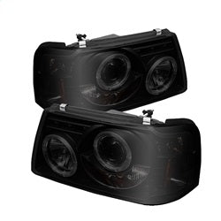 Spyder Signature Ford Ranger 01-11 1 pc. Halo LED Projector Headlights Replaceable LEDs High H1/Low H1 Included