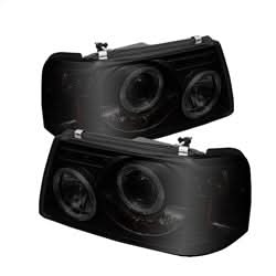 Spyder Signature Ford Ranger 01-11 1 pc. Halo LED Projector Headlights Replaceable LEDs High H1/Low H1 Included