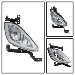 Spyder Hyundai Elantra 11-13 w/Switch OE Style Fog Lights Clear