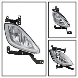 Spyder Hyundai Elantra 11-13 w/Switch OE Style Fog Lights Clear