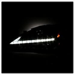 Spyder Signature Lexus IS250/IS350 06-10 Black Smoke DRL Projector Headlights