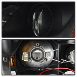 Spyder Signature Lexus IS250/IS350 06-10 Black Smoke DRL Projector Headlights