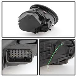 Spyder Signature Porsche 911 05-09 Halogen Model Only DRL LED Projector Headlights Not Compatible With Xenon/HID Model Black