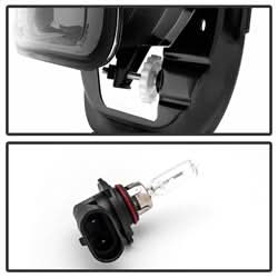 Spyder Dodge Ram 1500/Ram 2500/Ram 3500/1500/2500/3500 09-10 w/o Switch OEM Fog Lights Incl. Metal Bracket Smoke