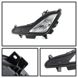 Spyder Hyundai Elantra 14-16 w/Switch OEM Fog Lights Clear