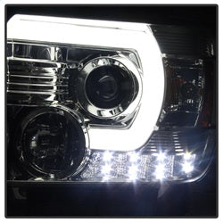 Spyder Signature GMC Sierra 1500/Sierra 2500 HD/Sierra 3500 HD 14-15 Light Bar DRL DRL LED Projector Headlights Chrome