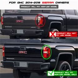 Spyder GMC Sierra 1500/Sierra 2500 HD/Sierra 3500 HD 14-16 Red Clear LED Tail Lights
