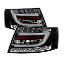 Spyder Audi A6 06-08 LED Model Only Light Bar LED Tail Lights Not Compatible w/Incandescent Model Black