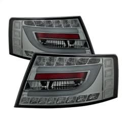 Spyder Audi A6 06-08 LED Model Only Light Bar LED Tail Lights Not Compatible w/Incandescent Model Smoke