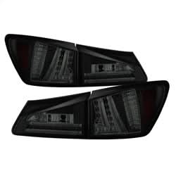 Spyder Lexus IS250 06-08 Black Smoke LED Tail Lights