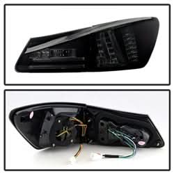 Spyder Lexus IS250 06-08 Black Smoke LED Tail Lights