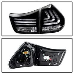 Spyder Lexus RX330/RX350 04-06 Black LED Tail Lights
