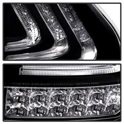 Spyder Lexus RX330/RX350 04-06 Black LED Tail Lights