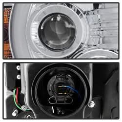 Spyder Signature GMC Sierra 1500/Sierra 2500 HD/Sierra 3500 HD 14-15 Light Bar DRL Projector Headlights Compatible On Models w/Factory LED Daytime Running Light Only Chrome