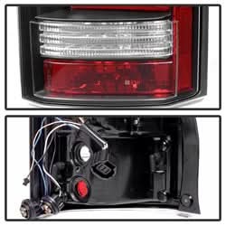 Spyder Land Rover LR4 10-14 Black Light Bar LED Tail Lights