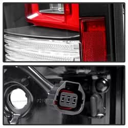 Spyder Land Rover LR4 10-14 Black Light Bar LED Tail Lights