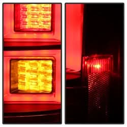 Spyder Land Rover LR4 10-14 Black Light Bar LED Tail Lights