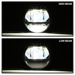 Spyder Signature Jeep Wrangler (JK) 07-15 Uses T10 LED Bulb LED Crystal Headlights