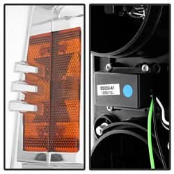 Spyder Signature Chevrolet Silverado 2500 HD/Silverado 3500 HD 15-16 Light Bar DRL Projector Headlights Chrome