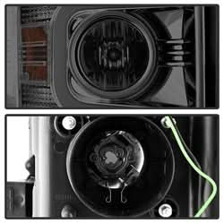 Spyder Signature Chevrolet Silverado 2500 HD/Silverado 3500 HD 15-16 Light Bar DRL Projector Headlights Smoke
