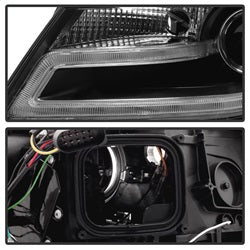 Spyder Signature Audi A4 09-12 Halogen Model Only DRL LED Projector Headlights Not Compatible With Xenon/HID Model Black