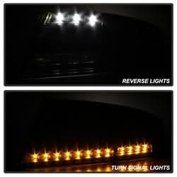 Spyder Audi TT/TT Quattro 08-09 Black LED Tail Lights