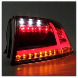 Spyder Audi TT/TT Quattro 08-09 Black LED Tail Lights