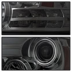 Spyder Signature Dodge Ram 1500/Ram 2500/Ram 3500/1500/2500/3500 09-10 Light Bar DRL Projector Headlights High 9005 Not Incl./Low H1 Incl. Smoke