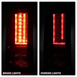 Spyder Chevrolet Silverado 1500/Silverado 1500 Classic/Silverado 1500 HD Classic/Silverado 2500 HD/Silverado 2500 HD Classic/Silverado 3500/Silverado 3500 Classic/Silverado 3500 HD 07-13 Version 2 LED Tail Lights Black