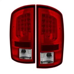 Spyder Dodge Ram 1500/Ram 2500/Ram 3500 07-08 Version 2 LED Tail Lights Clear Red