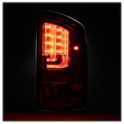 Spyder Dodge Ram 1500/Ram 2500/Ram 3500 07-08 Version 2 LED Tail Lights Clear Red