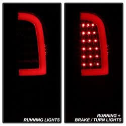 xTune Toyota Tacoma 05-15 Chrome Light Bar LED Tail Lights