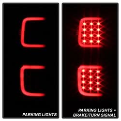 xTune Ford F-150 09-14 Black XTune LED Tail Lights