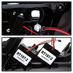 Spyder Audi A5/A5 Quattro 10-12 Incandescent Model Only LED Tail Lights Not Compatible w/LED Model Black