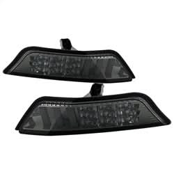Spyder Ford Mustang 15-16 DRL LED Front Bumper Lights Smoke