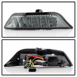 Spyder Ford Mustang 15-16 DRL LED Front Bumper Lights Smoke