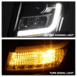 Spyder Signature Chevrolet Suburban 1500/Suburban 3500 HD/Tahoe 15-16 Black DRL LED Projector Headlights