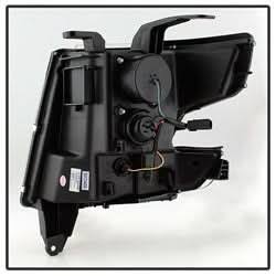 Spyder Signature Chevrolet Suburban 1500/Suburban 3500 HD/Tahoe 15-16 Black DRL LED Projector Headlights