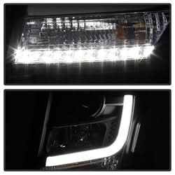 Spyder Signature Chevrolet Suburban 1500/Suburban 3500 HD/Tahoe 15-16 Black DRL LED Projector Headlights