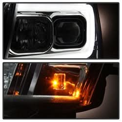 Spyder Signature Chevrolet Avalanche/Suburban 1500/Suburban 2500/Tahoe 07-13 Version 2 DRL LED Projector Headlights Chrome