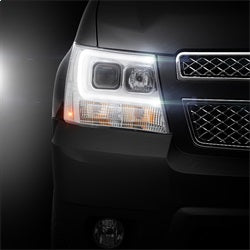 Spyder Signature Chevrolet Avalanche/Suburban 1500/Suburban 2500/Tahoe 07-13 Version 2 DRL LED Projector Headlights Chrome
