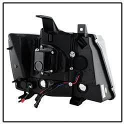 Spyder Signature Chevrolet Avalanche/Suburban 1500/Suburban 2500/Tahoe 07-13 Version 2 DRL LED Projector Headlights Smoke
