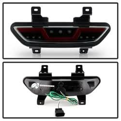 Spyder Ford Mustang 15-16 Red Bar LED Reverse Lights Black Smoke