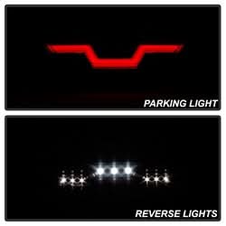 Spyder Ford Mustang 15-16 Red Bar LED Reverse Lights Black Smoke