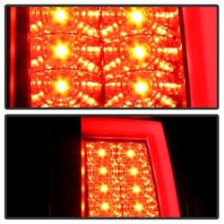 Spyder Chevrolet Silverado 1500/Silverado 1500 Classic/Silverado 1500 HD/Silverado 1500 HD Classic/Silverado 2500/Silverado 2500 HD/Silverado 2500 HD Classic 03-06 Version 2 LED Tail Lights Black Smoke