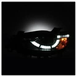 Spyder Signature Mazda CX-5/CX-9 13-15 Black DRL LED Projector Headlights